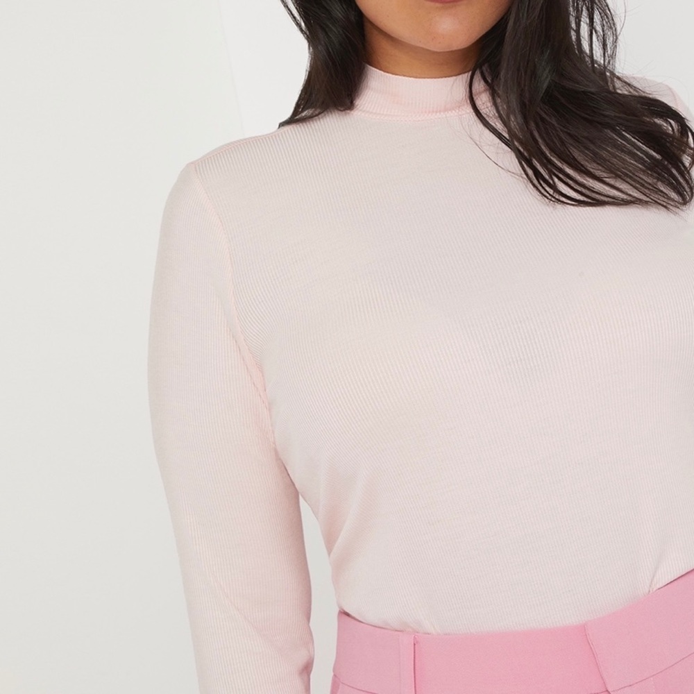 NWT, ELOQUII Long Sleeve Turtleneck Top,S… - Picture 1 of 3